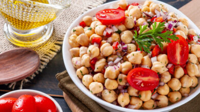 Salada de Grão de Bico Receita Nutritiva e Refrescante Para Todos os Momentos
