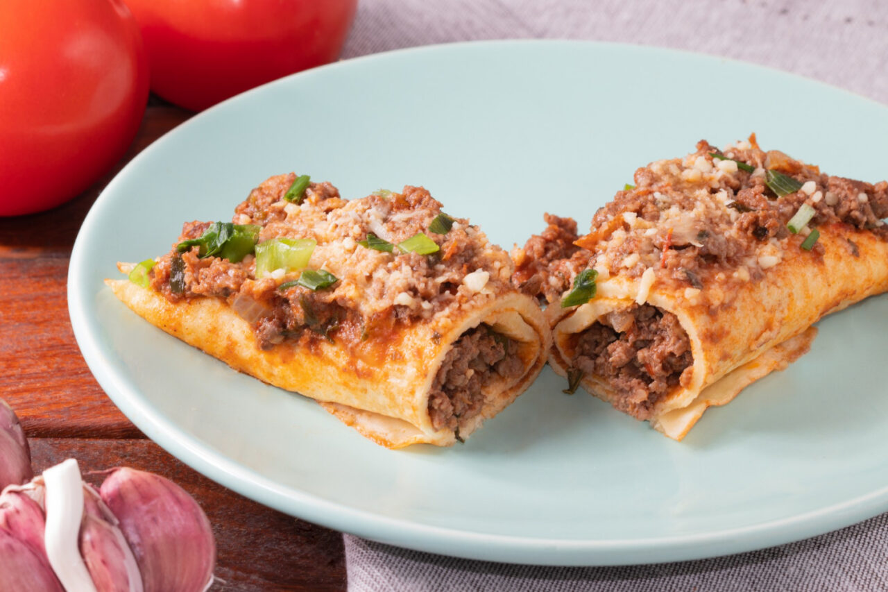Receita de Panqueca de Carne Moída Igual de Restaurante