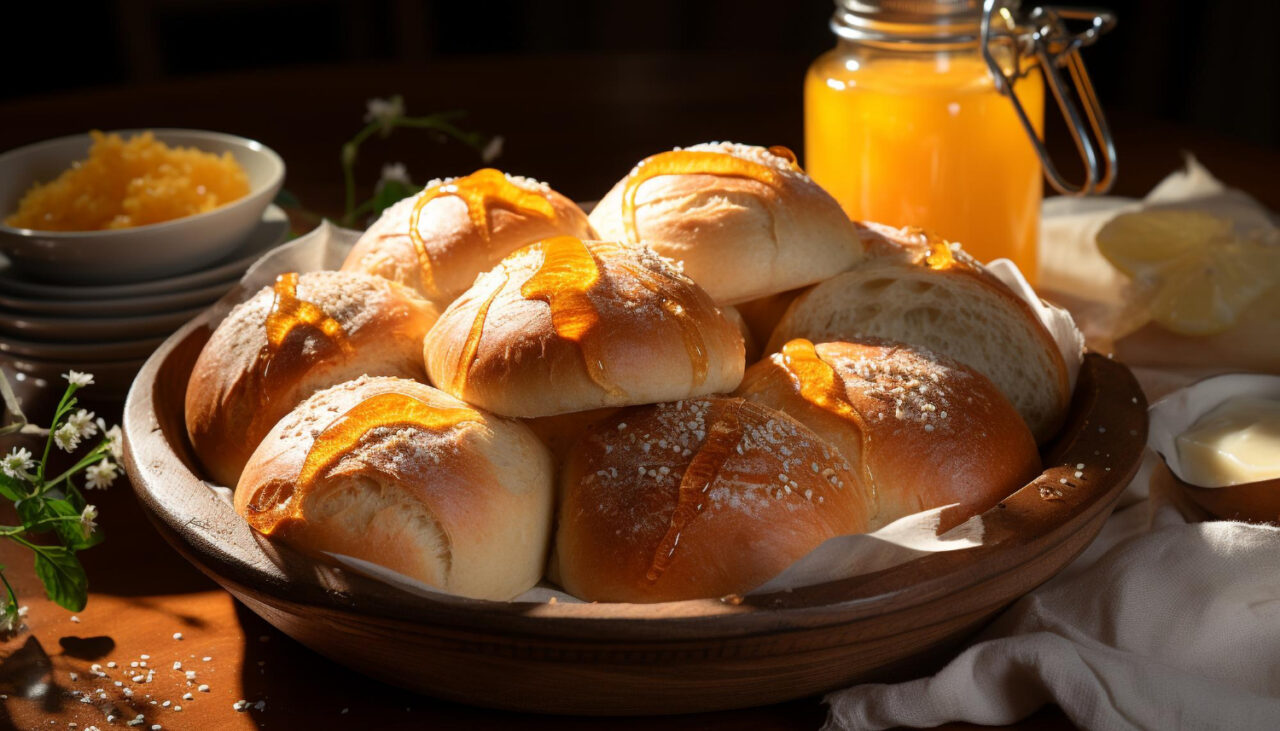 Pão Doce fofinho saboroso e ideal para o café ou lanche