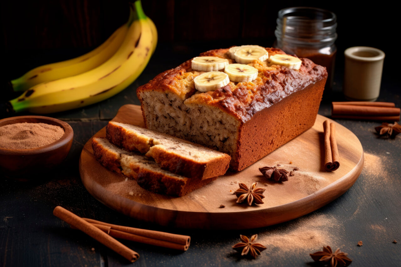 Bolo de banana com aveia 3 ingredientes que lembra o café da tarde da infância