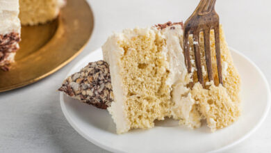 Bolo de baunilha da vovó com cheirinho que aquece o coração