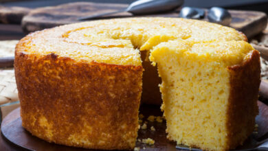 Bolo de Fubá Fofinho da Vovó Sabor de Infância, Carinho e Café Quentinho