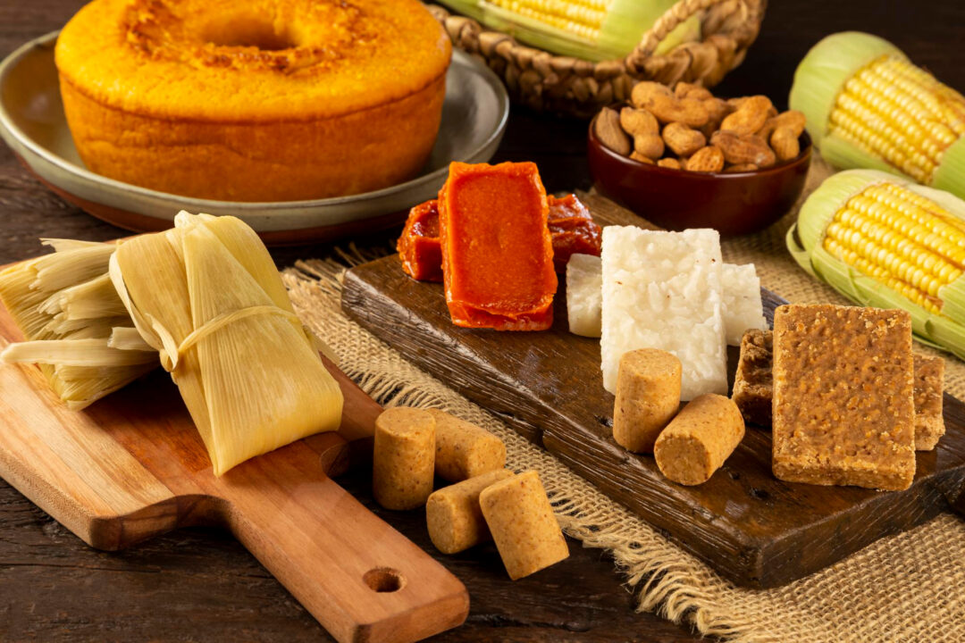 Doces da festa junina tradicionais, coloridos e com gostinho de infância no ar