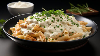 Macarrão ao Molho Branco Receita Cremosa Que Une Sabor e Memórias de Almoço em Família
