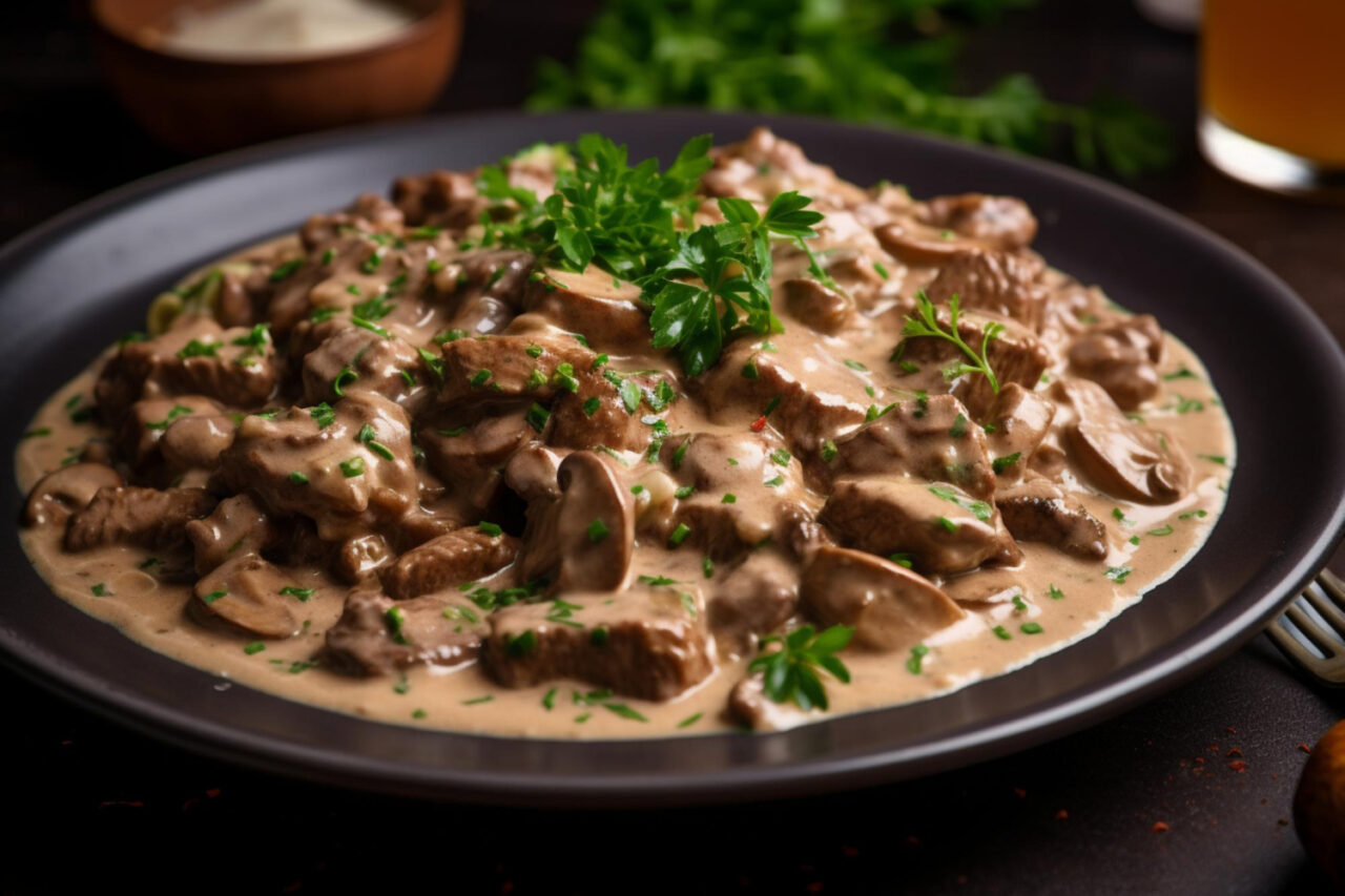Strogonoff de Carne Cremoso e Saboroso Que é Sucesso na Mesa