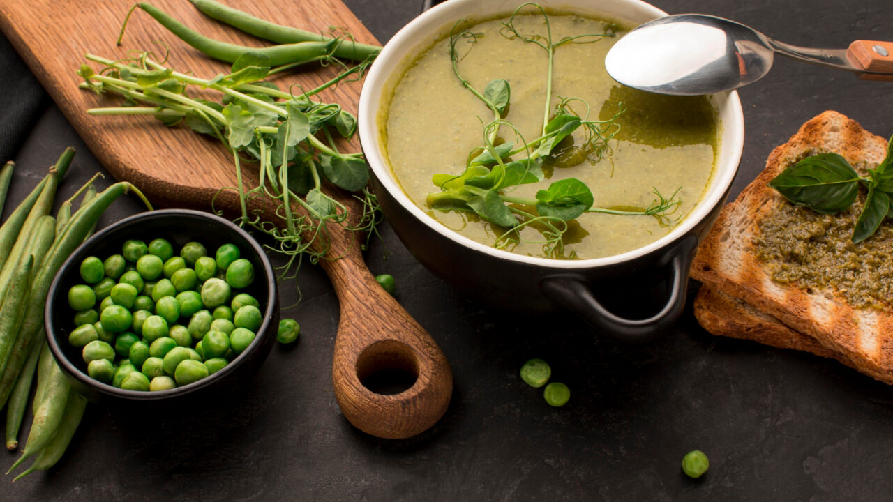 Como Fazer Sopa de Ervilha Sem Panela de Pressão Cremosa Saborosa