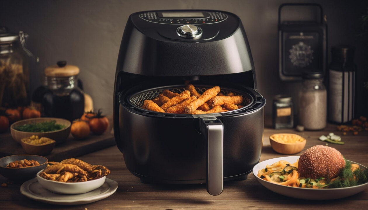 Batata frita na air fryer crocante por fora e macia por dentro como feita em casa