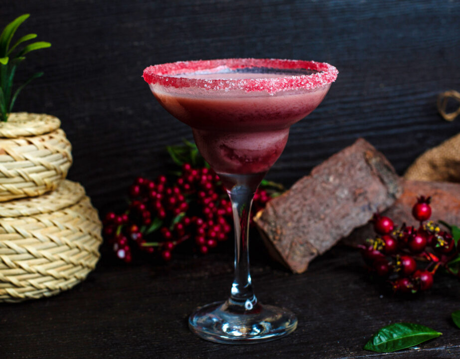 Batida de vinho cremosa, doce e geladinha com sabor de festa e encontros entre amigos