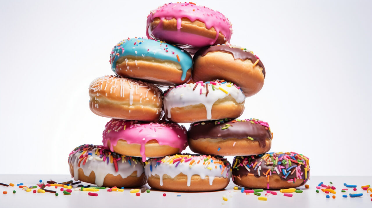 Donuts Fofinhos Deliciosos e Muito Saborosos Perfeitos Para Qualquer Momento