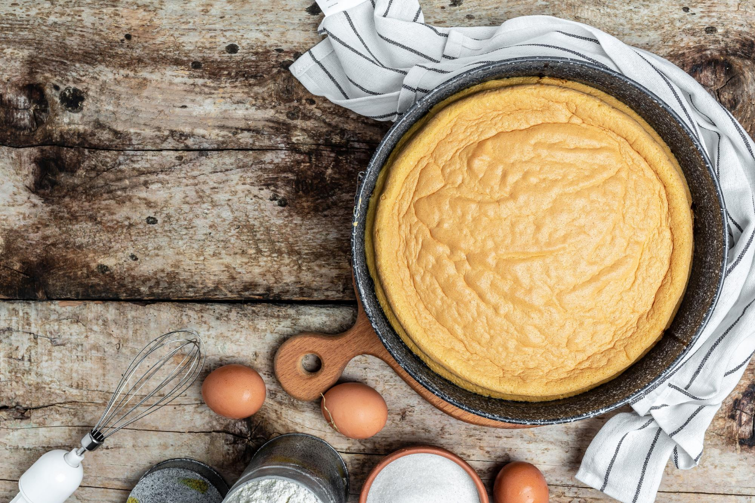Pão de Ló Tradicional - Fonte: Freepik