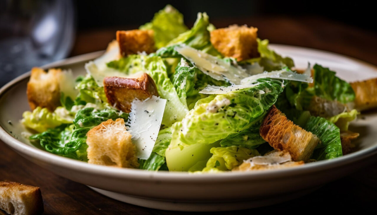 Salada Caesar Receita Clássica e Refrescante que Transforma Qualquer Refeição