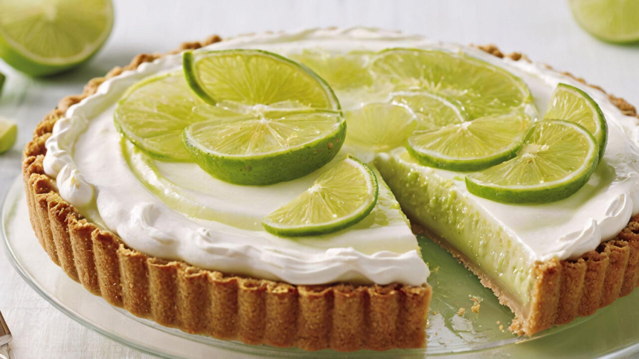 Torta de Limão Doce Refrescante Que Traz o Sabor da Infância