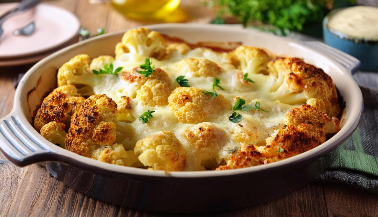 Couve-Flor Gratinada Sabor de Casa, Praticidade e Conforto em Cada Garfada