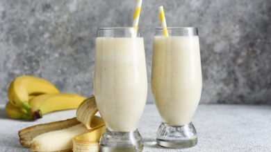 Vitamina de Banana Cremosa, Nutritiva e Clássica Igual à das Tardes com a Família