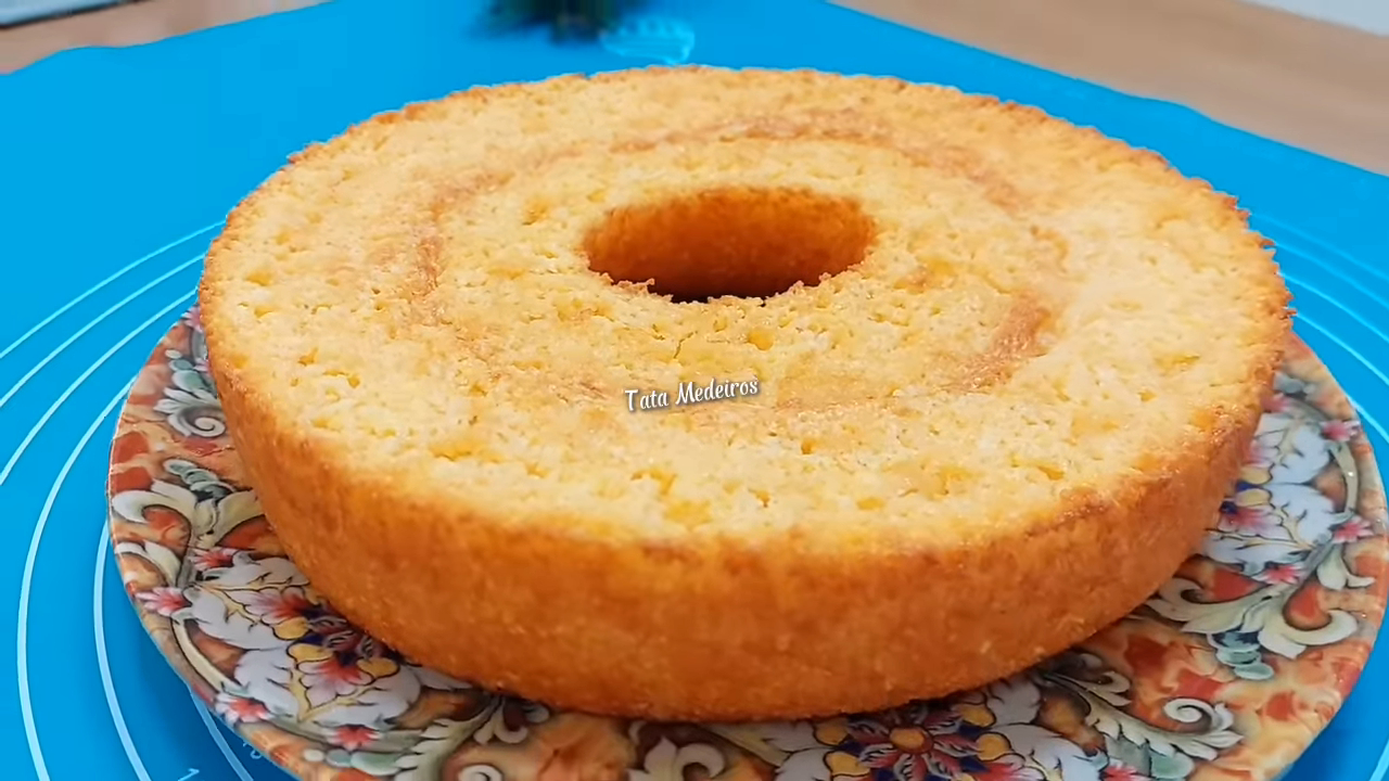 Bolo Sem Ovo Fofinho e Saboroso Igual ao Lanchinho da Tarde da Casa da Vó
