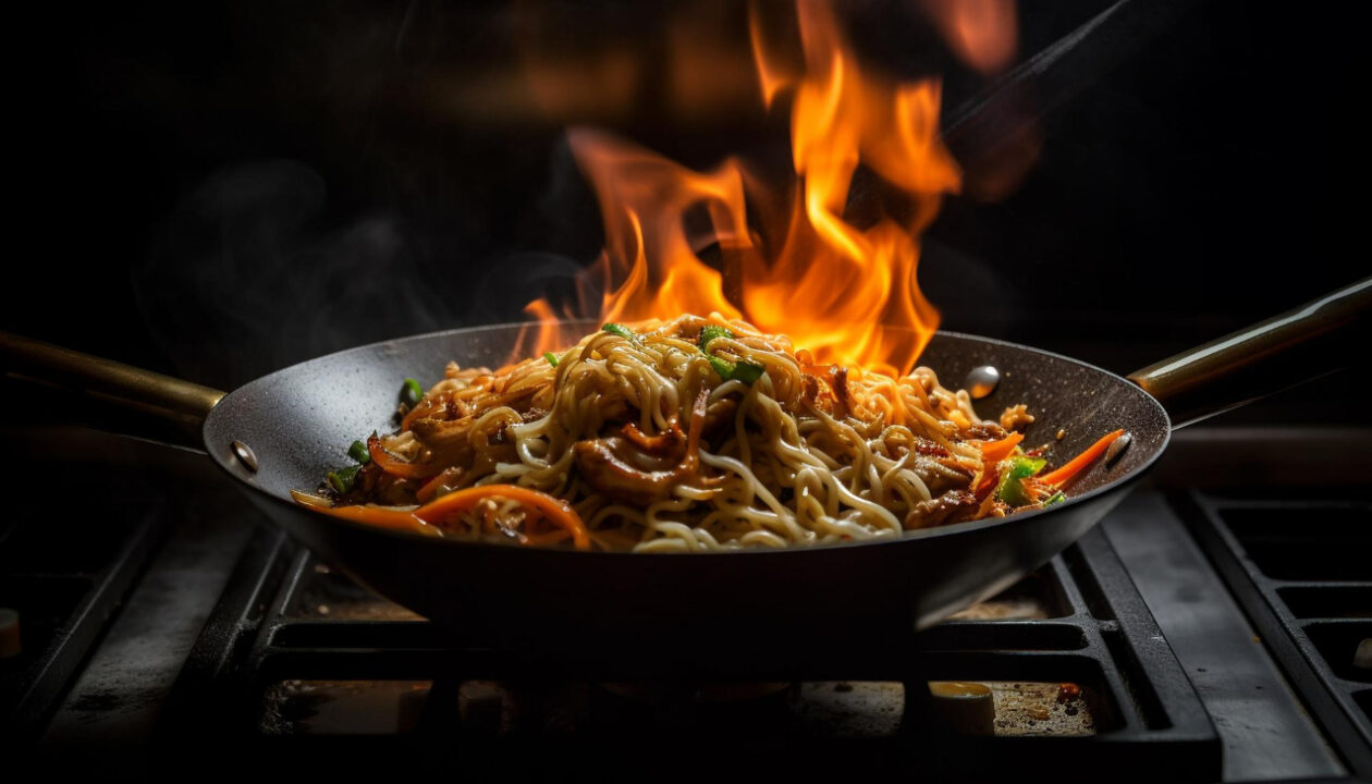 Yakisoba Caseiro Completo com Legumes Crocantes e Molho Oriental Igual ao de Restaurante