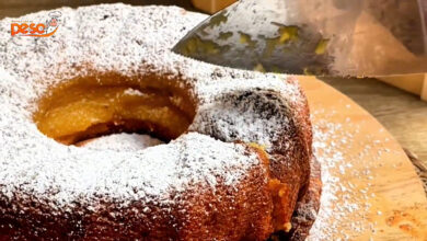 Bolo de Milho com Queijo usando a lata como medida e sabor de festa junina o ano todo