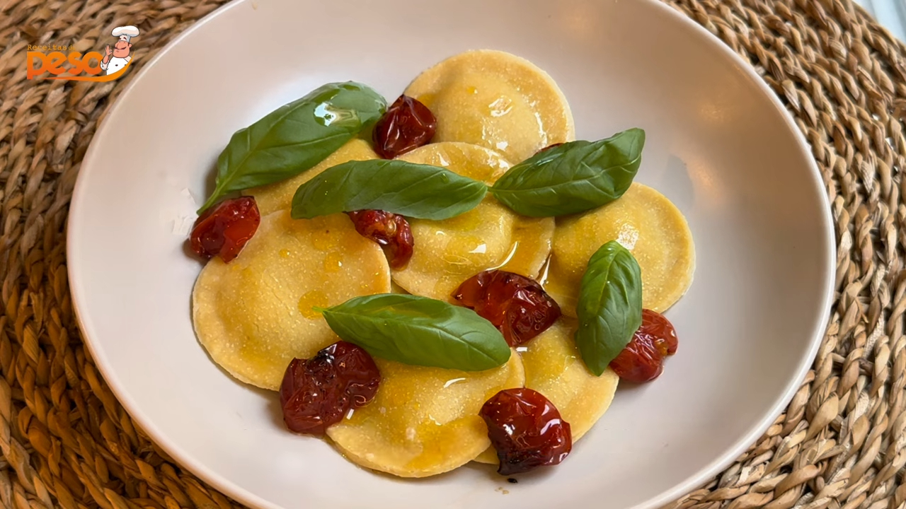 Massa Fresca Sem Glúten para Ravioli com Recheio de Alho Assado Receita Leve, Saborosa e Memorável