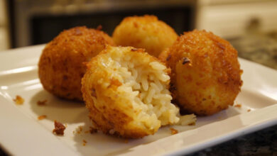 Bolinho de Arroz Crocante que Reaproveita Memórias e Sobra de Arroz