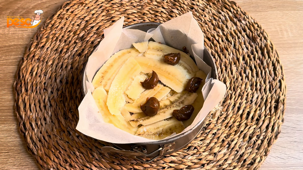 Torta de Banana Preguiçosa Receita Fácil e Rápida