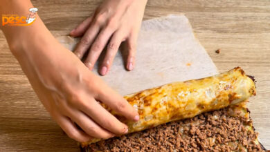 Rocambole de Batata com Abobrinha Receita Diferente e Saborosa