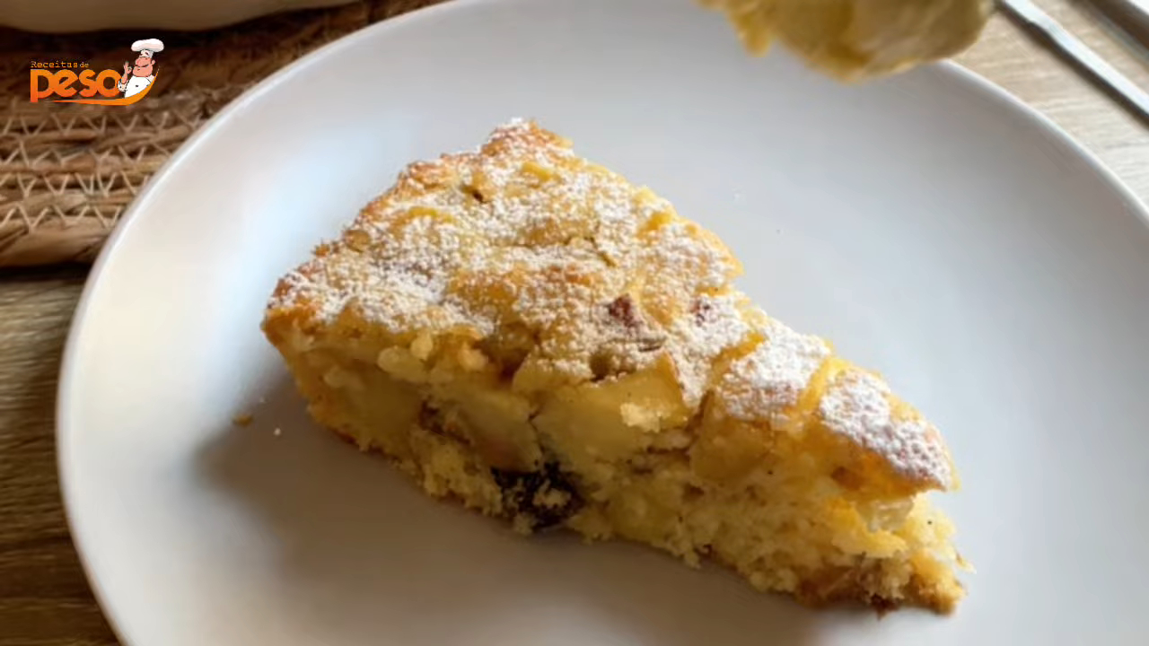Tortinha de Maçã Caseira com Massa Fofinha Receita de Afeto para Servir com Sorvete