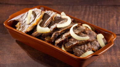 Fraldinha na panela de pressão uma carne macia suculenta e cheia de sabor