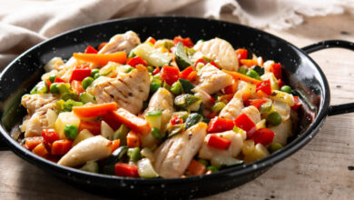 Frango Xadrez Receita Oriental de Família Para um Almoço Cheio de Cor e Sabor