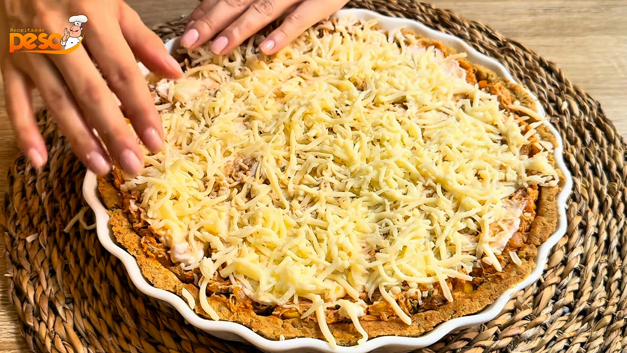 Torta de Frango com Massa de Grão de Bico Receita Saudável e Afetiva para o Dia a Dia